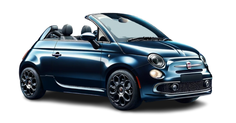 Noleggio Fiat 500 Cabrio Automatica a Ischia